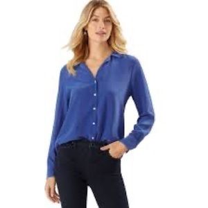 Tommy Bahama Tove silk pajama collar shirt